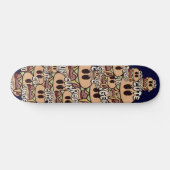 niedlicher Hamburger Skateboard (Horizontal)
