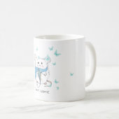 Niedlicher Hamster Butterfly Custom Kaffeetasse (VorderseiteRechts)