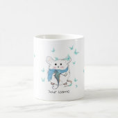 Niedlicher Hamster Butterfly Custom Kaffeetasse (Mittel)
