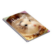 Niedlicher Hamster-Dank für das Phantastische sein Notizblock (Rechte Seite)