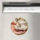 Niedlicher Hamster-Dank für die Hand Magnet (In Situ (Geschirrspüler))