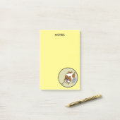 NIEDLICHER HAMSTER IM POST-IT KLEBEZETTEL (Auf Schreibtisch)