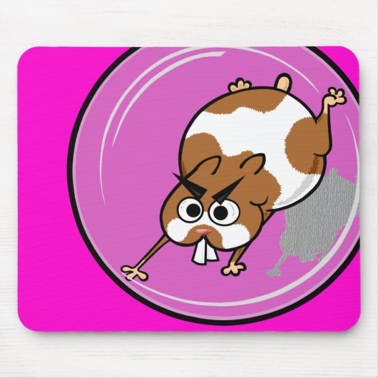 NIEDLICHER HAMSTER IN BALLMAUSPAD MOUSEPAD (Vorne)