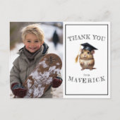 Niedlicher Hamster Kindergarten Abschluss Vielen D Postkarte (Vorderseite)