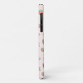 Niedlicher Hamster mit blumenbeertem Hintergrund Case-Mate iPhone Hülle (Hinten/Links)