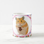 Niedlicher Hamster mit einem Ostereier Kaffeetasse (Mittel)