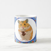Niedlicher Hamster mit einem Ostereier Kaffeetasse (Mittel)