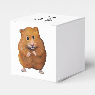 Niedlicher Hamster, Original Gezeichnet, Party Dan Geschenkschachtel