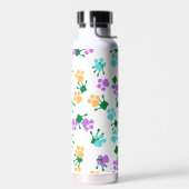 Niedlicher Hand- und Pfotendruck personalisiert Trinkflasche (Links)