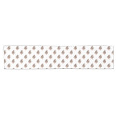 Niedlicher handgemalter schwarzer kurzer tischläufer (Horizontal)