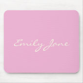 Niedlicher handgeschriebener Skriptname für Girl-R Mousepad (Vorne)