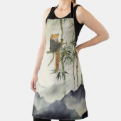 Niedlicher, handgestrichener Panda Schürze (InSitu)