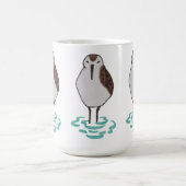Niedlicher handgezeichnet Ozeanbird-Coast Sandpipe Kaffeetasse (Mittel)