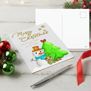 Niedlicher handgezeichneter Charakter Weihnachten