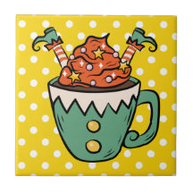 Niedlicher handgezeichneter Elf Farbiger Retro-Spa