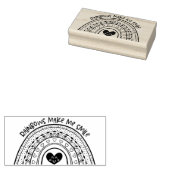 Niedlicher Handgezogener Regenbogen Gummistempel (Stempel)