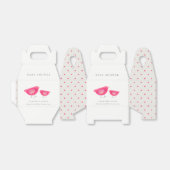 Niedlicher Handgezogener Regenbogen Pink Birdy Bab Geschenkschachtel (Ungefaltet)