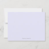 Niedlicher handIllustrierter Llama Alpaca Personal Mitteilungskarte (Rückseite)