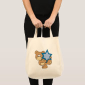 niedlicher hanukkah Teddy Bär Holstern von david Tragetasche (Vorderseite (Produkt))