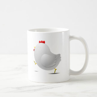Niedlicher happpy Huhn-Cartooncharakter Kaffeetasse