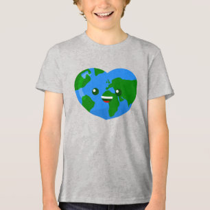 niedlicher Happy Earth Day Tri-Blend Shirt