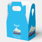 Niedlicher Happy Eis LKW Cartoon Geschenkschachtel (Geöffnet)