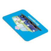 Niedlicher Happy Eis LKW Cartoon Magnet (Rechte Seite)