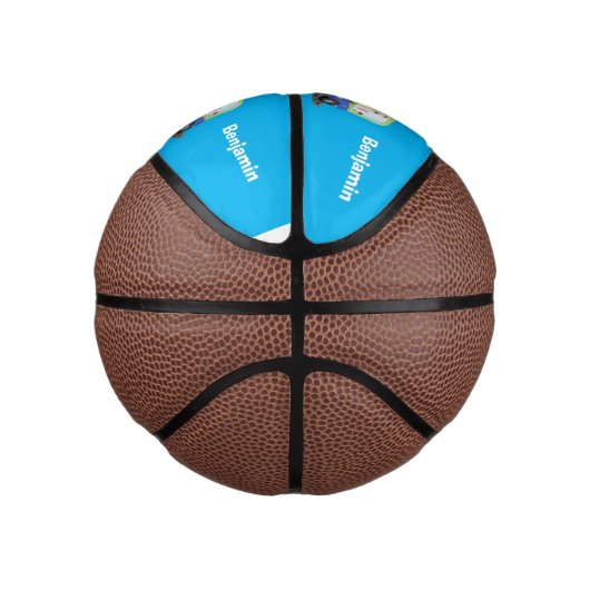 Niedlicher Happy Eis LKW Cartoon Mini Basketball (Rechts)