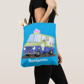 Niedlicher Happy Eis LKW Cartoon Tasche (Von Nahem)