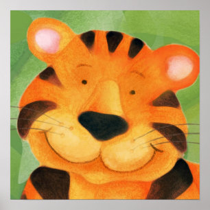 Niedlicher Happy-Face-Plakatdruck Poster