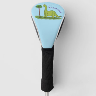 Niedlicher Happy Green Brontosaurus Dinosaurier Ca Golf Headcover