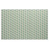 Niedlicher Happy Green Traktor Cartoon Stoff (Yard (91,4 cm))