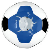 Niedlicher Happy-Kawaii-Delphin-Cartoon Fußball (Gedreht)