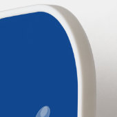 Niedlicher Happy-Kawaii-Delphin-Cartoon Pickleball Schläger (Linke Seite)