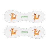 Niedlicher Happy-Orange-Tänzer Baseball (Paneele)