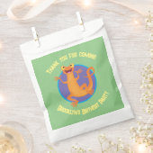 Niedlicher Happy-Orange-Tänzer Geschenktütchen (Ausgeschnitten)