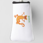 Niedlicher Happy-Orange-Tänzer Golf Headcover (Rotieren 90)