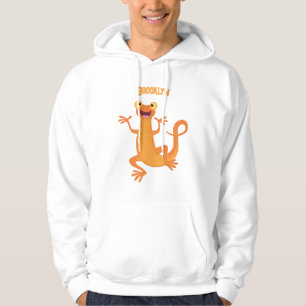 Niedlicher Happy-Orange-Tänzer Hoodie