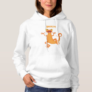 Niedlicher Happy-Orange-Tänzer Hoodie