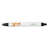 Niedlicher Happy-Orange-Tänzer Kugelschreiber (Vorderseite)