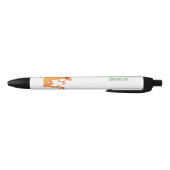 Niedlicher Happy-Orange-Tänzer Kugelschreiber (Unterseite)