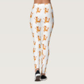 Niedlicher Happy-Orange-Tänzer Leggings (Rückseite)