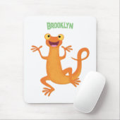 Niedlicher Happy-Orange-Tänzer Mousepad (Mit Mouse)