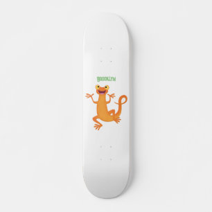 Niedlicher Happy-Orange-Tänzer Skateboard