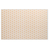 Niedlicher Happy-Orange-Tänzer Stoff (Yard (91,4 cm))
