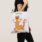 Niedlicher Happy-Orange-Tänzer Tasche (Von Nahem)