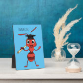 Niedlicher Happy Red Ameise Cartoon Fotoplatte (Seite)