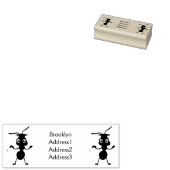 Niedlicher Happy Red Ameise Cartoon Gummistempel (Stempel)