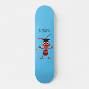 Niedlicher Happy Red Ameise Cartoon Skateboard