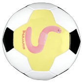 Niedlicher Happy-Rosa-Cartoon Fußball (Gedreht)